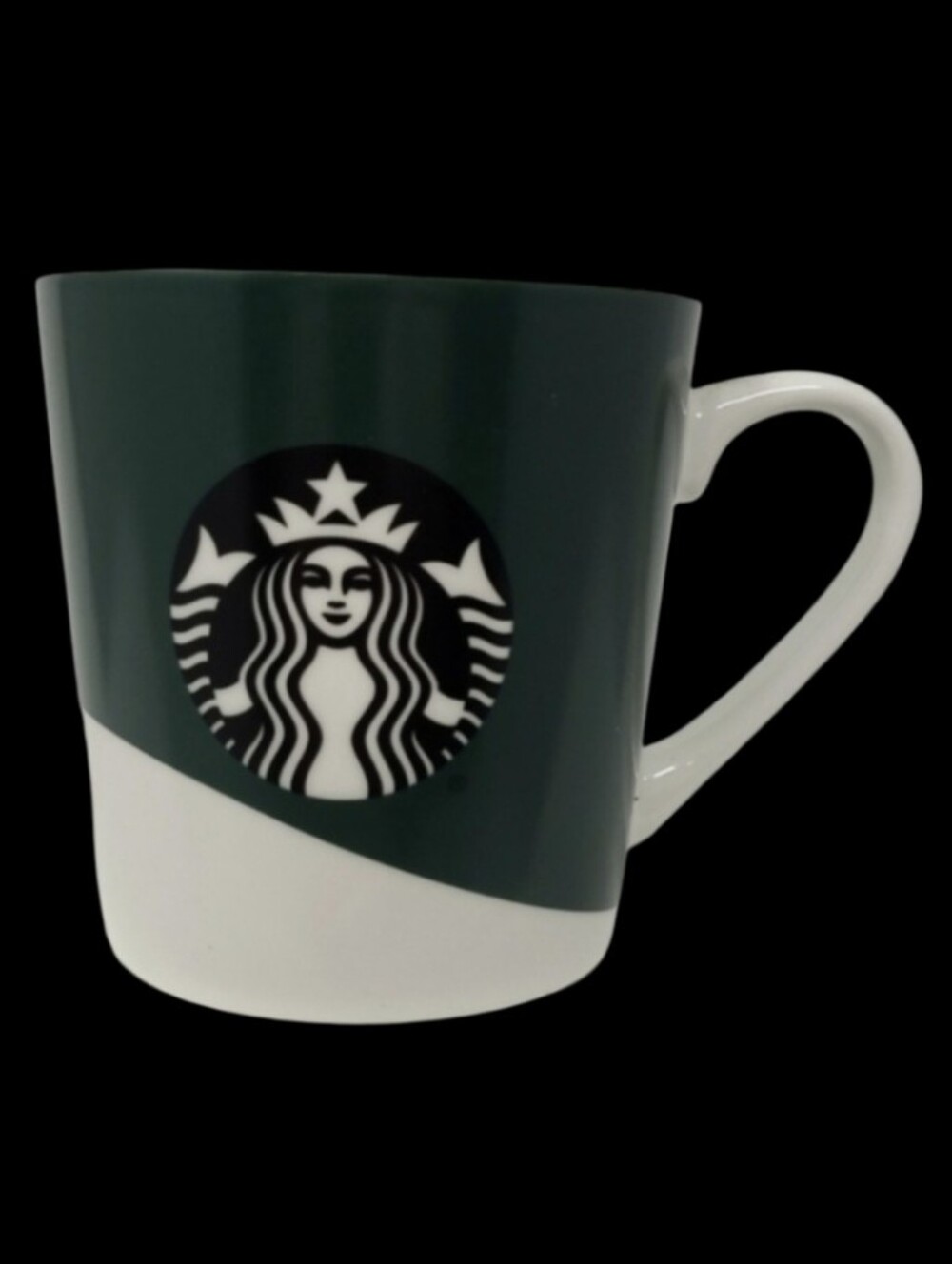 2019 STARBUCKS SIREN LOGO 18 fl oz GREEN AND WHITE OVERSIZED COFFEE MUG/CUP